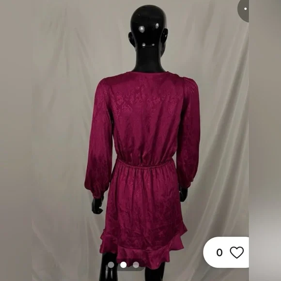 Michael Michael Kors Jacquard Snakeskin-Print Ruffled Mini Dress - NWT - Picture 4 of 17